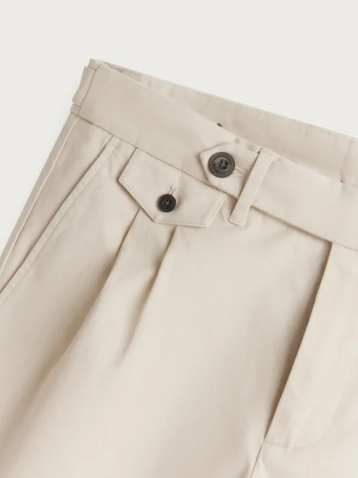 Chino<Alvaro Moreno PANTALON CARROT Crudo