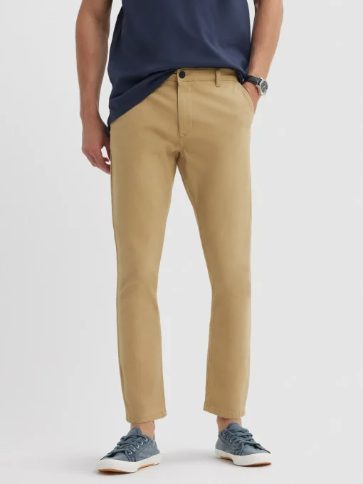 Chino<Alvaro Moreno PANTALON CHINO COMFORT Camel