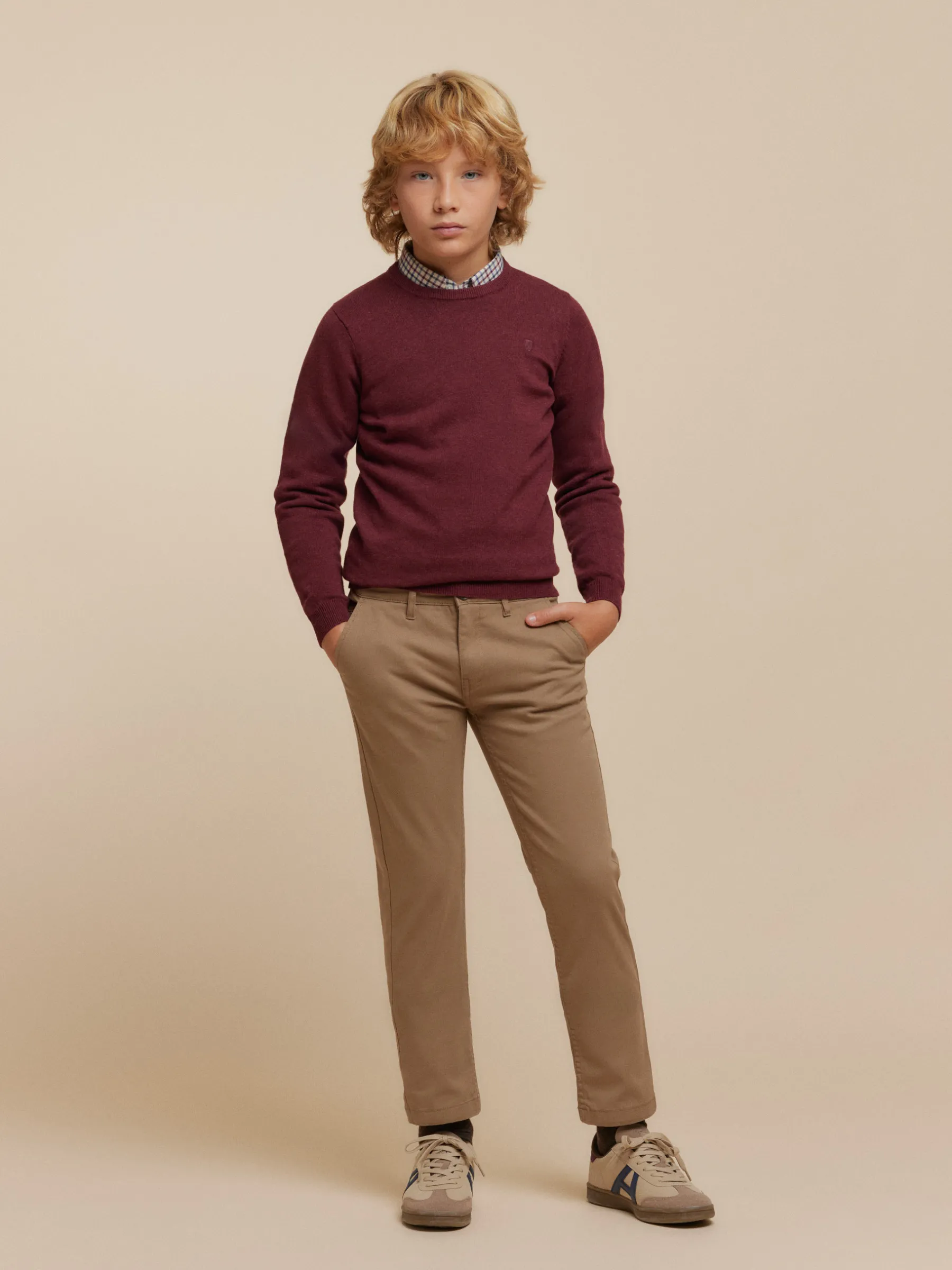Pantalones<Alvaro Moreno PANTALON CHINO KIDS Camel