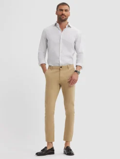 Chino<Alvaro Moreno PANTALON CHINO SLIM FIT Camel