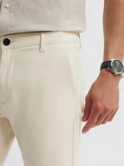 Chino<Alvaro Moreno PANTALON CHINO SLIM FIT Crudo