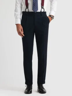 Trajes|Trajes<Alvaro Moreno PANTALON CLASSIC TWILL Azul Marino