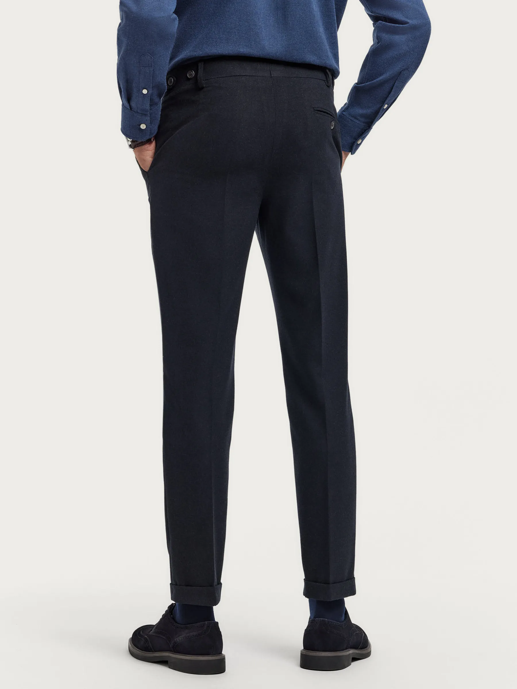 Vestir<Alvaro Moreno PANTALON CLASSIC TWILL Gris