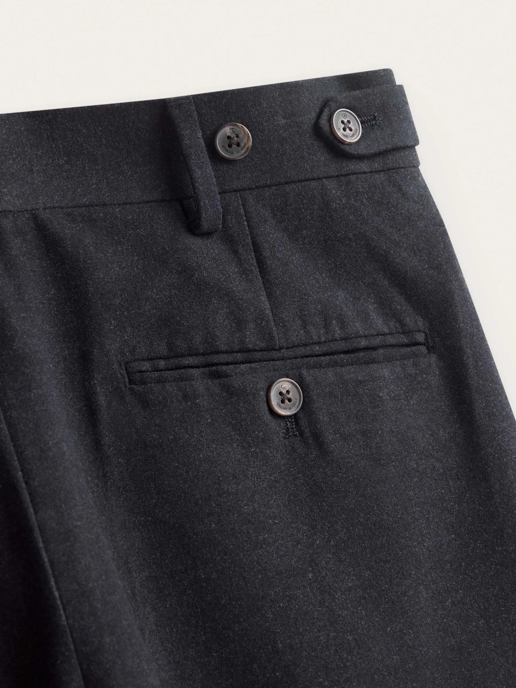 Vestir<Alvaro Moreno PANTALON CLASSIC TWILL Gris