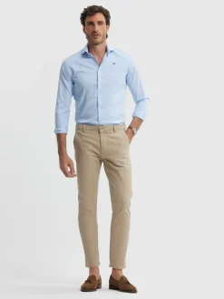 Chino<Alvaro Moreno PANTALON ELVIS Camel