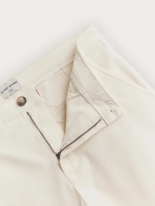 Chino<Alvaro Moreno PANTALON ELVIS Crudo