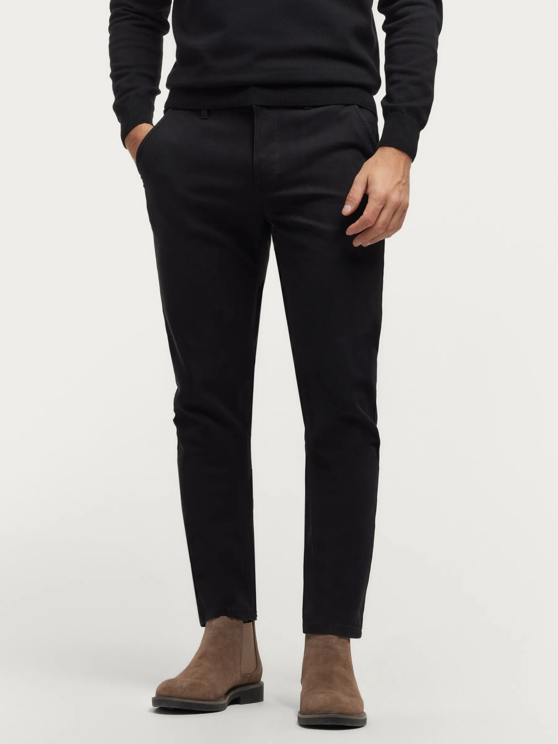 Chino<Alvaro Moreno PANTALON ELVIS Negro