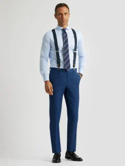 Trajes|Trajes<Alvaro Moreno PANTALON FIL A FIL Azul