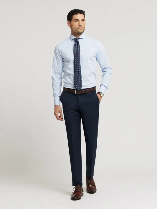 Trajes|Trajes<Alvaro Moreno PANTALON FIL A FIL Azul Marino
