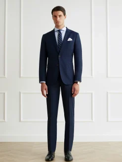 Trajes|Trajes<Alvaro Moreno PANTALON FIL A FIL Azul Marino