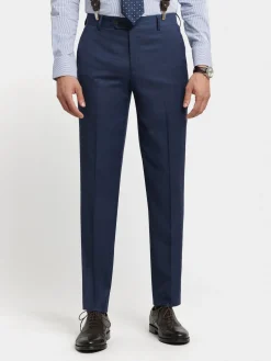 Trajes|Trajes<Alvaro Moreno PANTALON FIL A FIL CRUZADO Azul Marino