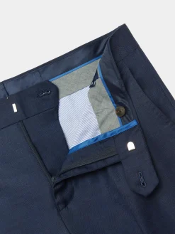 Trajes|Trajes<Alvaro Moreno PANTALON FIL A FIL CRUZADO Azul Marino