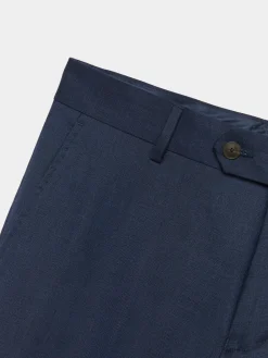 Trajes|Trajes<Alvaro Moreno PANTALON FIL A FIL CRUZADO Azul Marino