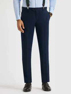 Trajes|Trajes<Alvaro Moreno PANTALON MICRO BIRD Azul Marino