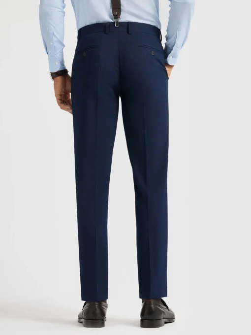 Trajes|Trajes<Alvaro Moreno PANTALON MICRO BIRD Azul Marino