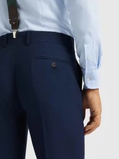 Trajes|Trajes<Alvaro Moreno PANTALON MICRO BIRD Azul Marino
