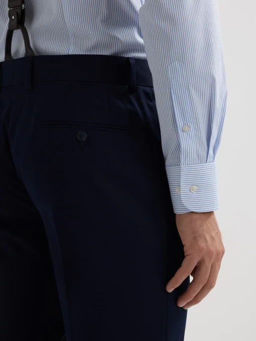 Trajes|Trajes<Alvaro Moreno PANTALON PLAIN SLIM Azul Marino