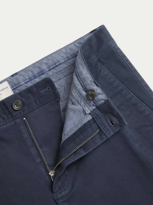 Chino<Alvaro Moreno PANTALON SLOT Azul Marino