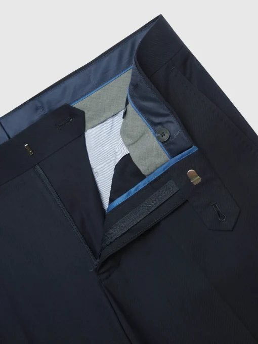 Trajes|Trajes<Alvaro Moreno PANTALON TWILL CRUZADO Azul Marino
