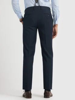 Trajes|Trajes<Alvaro Moreno PANTALON TWILL CRUZADO Azul Marino
