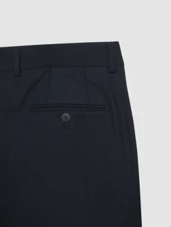 Trajes|Trajes<Alvaro Moreno PANTALON TWILL CRUZADO Azul Marino