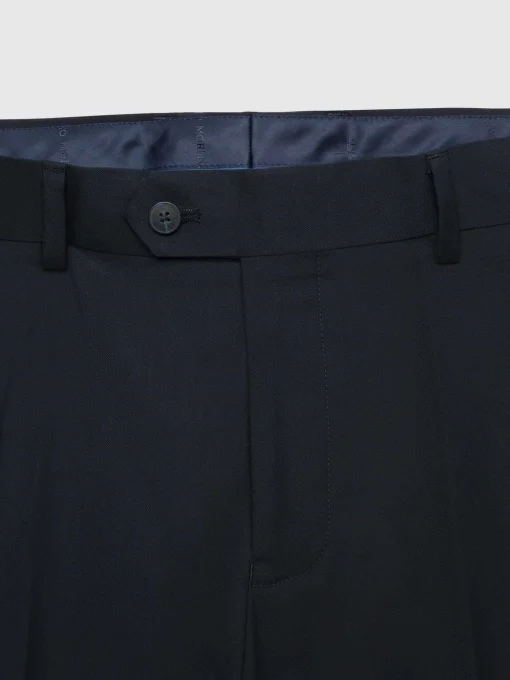 Trajes|Trajes<Alvaro Moreno PANTALON TWILL CRUZADO Azul Marino