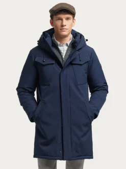 Cazadoras Y Parkas<Alvaro Moreno PARKA BORGIA Azul Marino