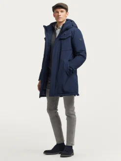 Cazadoras Y Parkas<Alvaro Moreno PARKA BORGIA Azul Marino