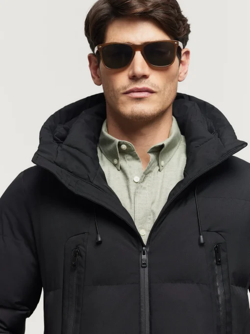 Cazadoras Y Parkas<Alvaro Moreno PARKA COMFORT Negro