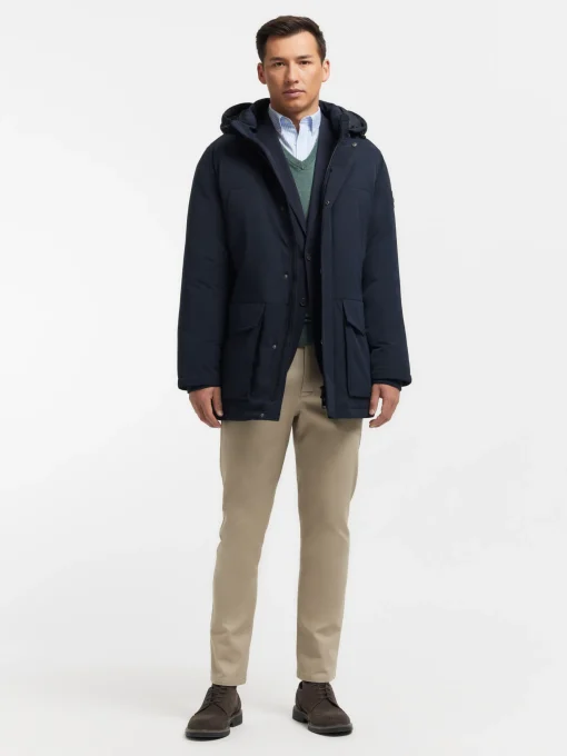 Cazadoras Y Parkas<Alvaro Moreno PARKA SHERMAN Azul Marino