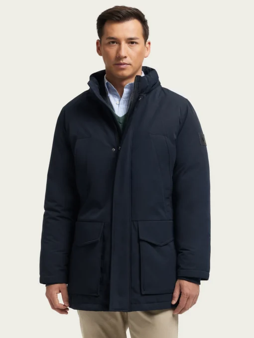 Cazadoras Y Parkas<Alvaro Moreno PARKA SHERMAN Azul Marino