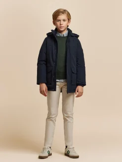 Cazadoras Y Chalecos<Alvaro Moreno PARKA SHERMAN KIDS Azul Marino