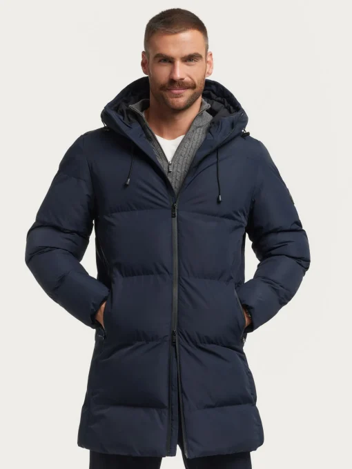 Cazadoras Y Parkas<Alvaro Moreno PARKA SKYLINE Azul Marino