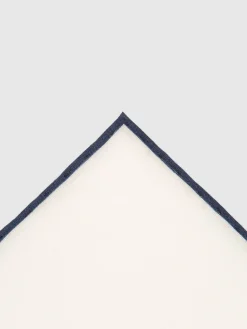 Pañuelos|Pañuelos<Alvaro Moreno PAÑUELO LINO Azul