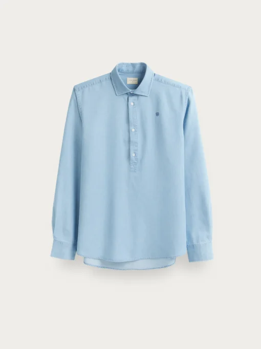 Poleras|Casual<Alvaro Moreno POLERA DENIM Celeste