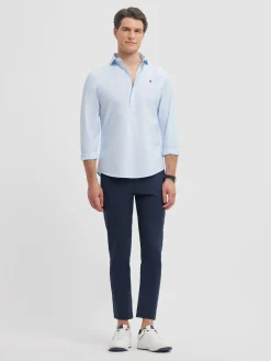 Casual<Alvaro Moreno POLERA PIN POINT Celeste