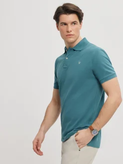Polos Y Poleras<Alvaro Moreno POLO BASIC Azul