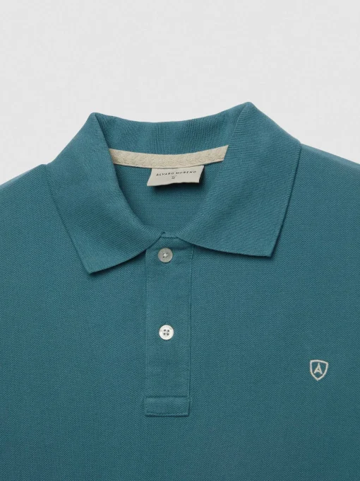 Polos Y Poleras<Alvaro Moreno POLO BASIC Azul