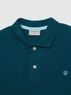 Polos Y Poleras<Alvaro Moreno POLO BASIC Azul