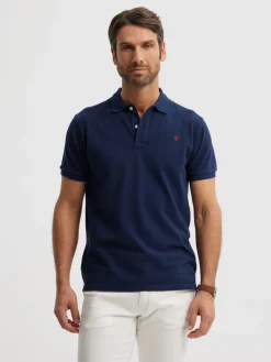 Polos Y Poleras<Alvaro Moreno POLO BASIC Azul Marino