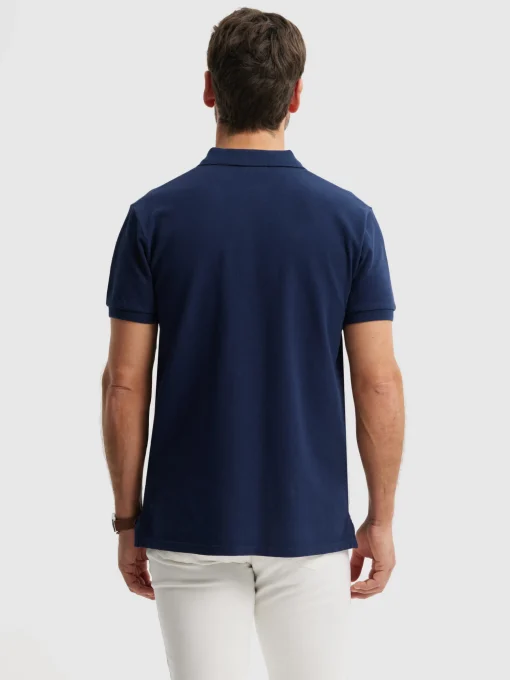 Polos Y Poleras<Alvaro Moreno POLO BASIC Azul Marino