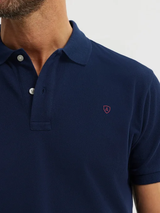 Polos Y Poleras<Alvaro Moreno POLO BASIC Azul Marino