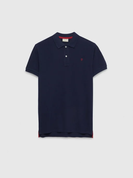 Polos Y Poleras<Alvaro Moreno POLO BASIC Azul Marino