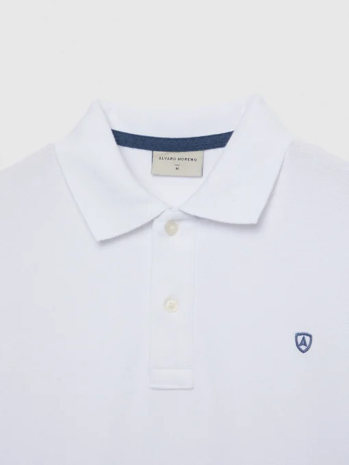 Polos Y Poleras<Alvaro Moreno POLO BASIC Blanco