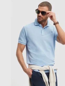 Polos Y Poleras<Alvaro Moreno POLO BASIC Celeste