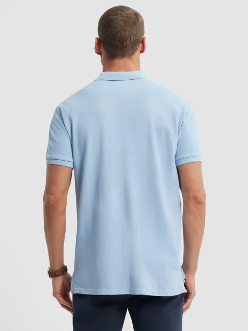 Polos Y Poleras<Alvaro Moreno POLO BASIC Celeste