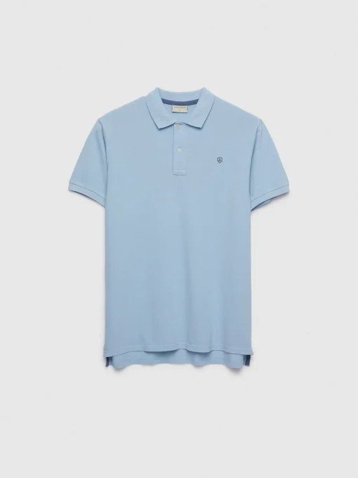 Polos Y Poleras<Alvaro Moreno POLO BASIC Celeste