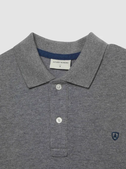 Polos Y Poleras<Alvaro Moreno POLO BASIC Gris