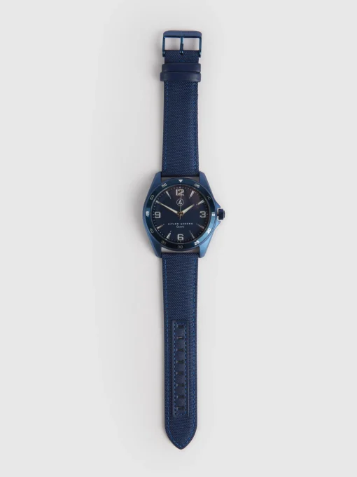 Relojes<Alvaro Moreno RELOJ CANVAS QUARTZ Azul