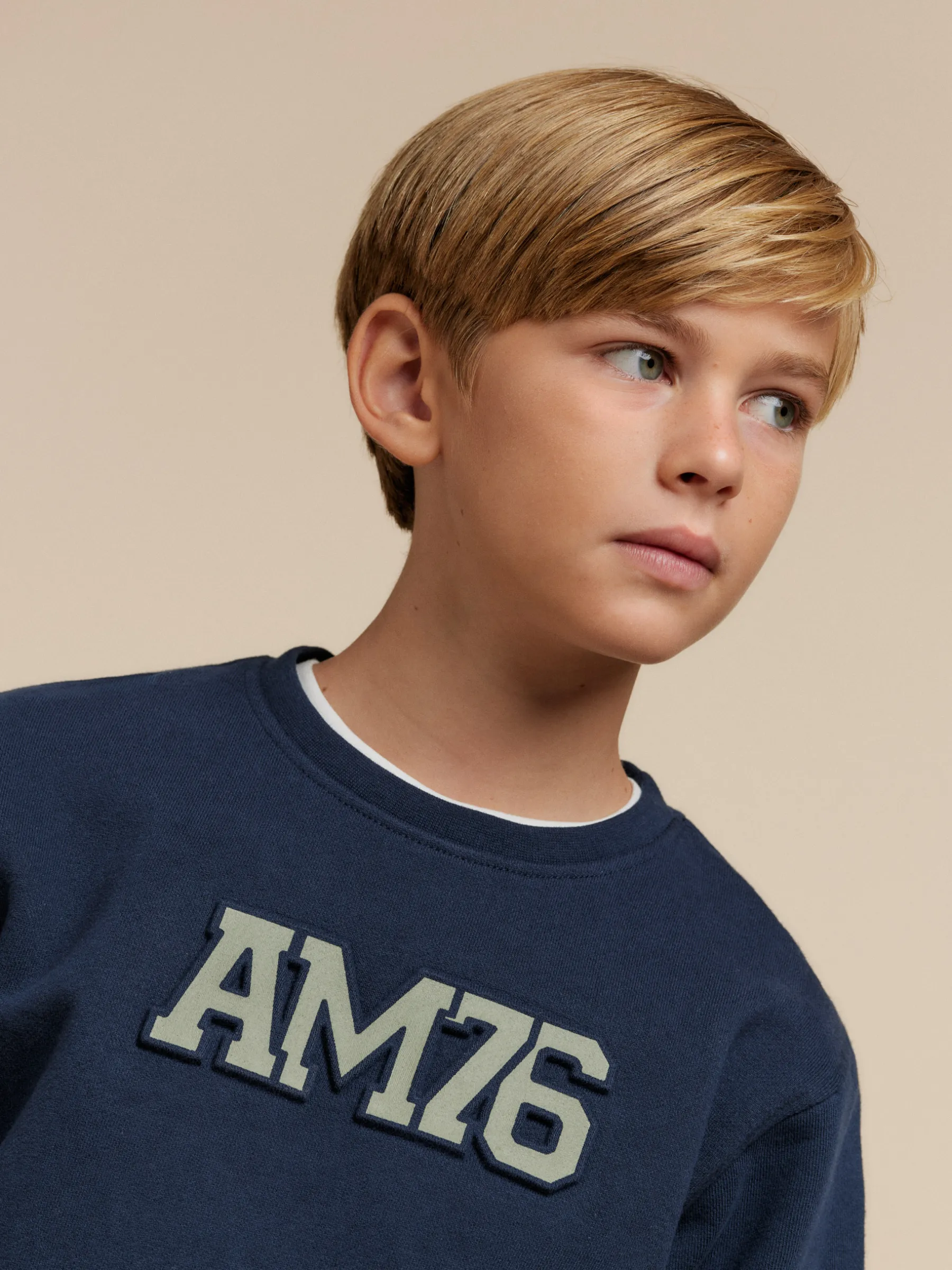 Sudaderas<Alvaro Moreno SUDADERA OFFICIAL KIDS Azul Marino